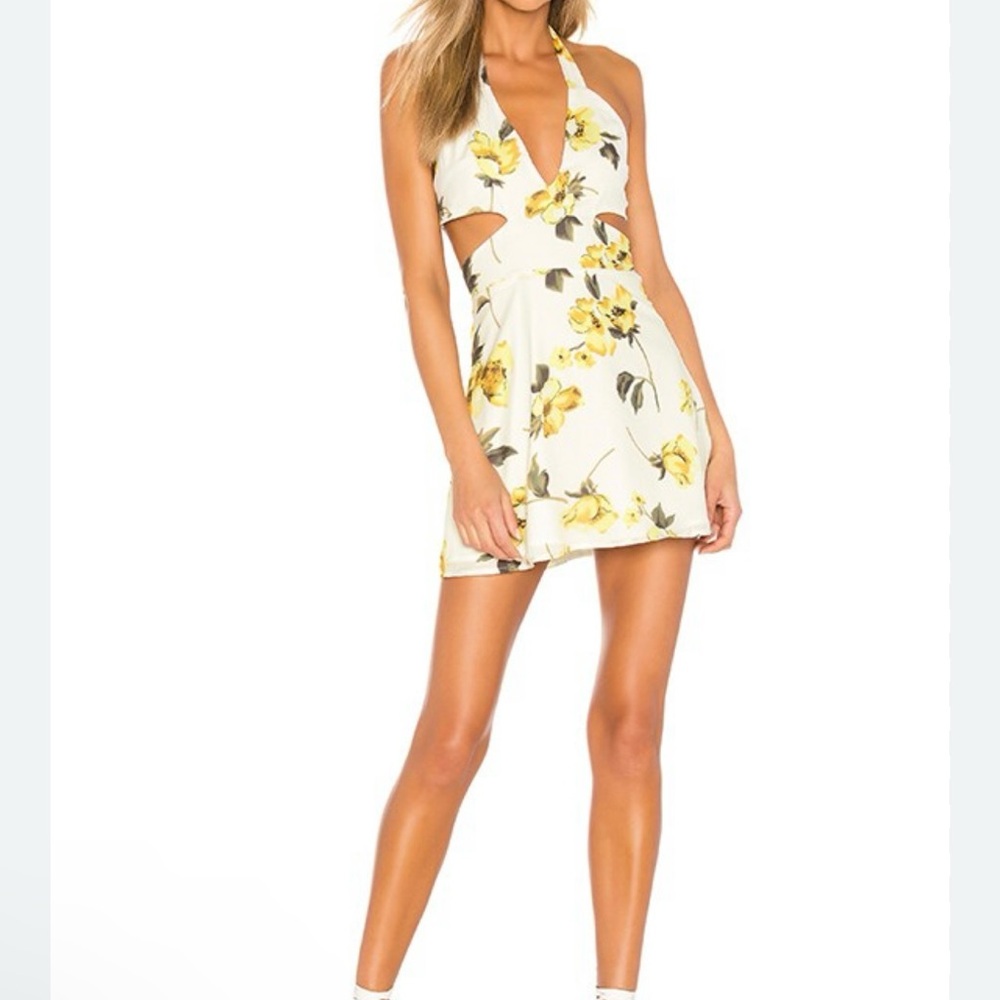 Superdown Simone tie back dress